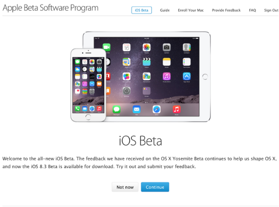 ios 8.3 beta διαθέσιμο, iOS 8.3: Διαθέσιμη για πρώτη φορά η public beta έκδοση