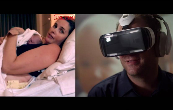 samsung gear vr τοκετός, Μέσω Samsung Gear VR η πρώτη ζωντανή μετάδοση τοκετού