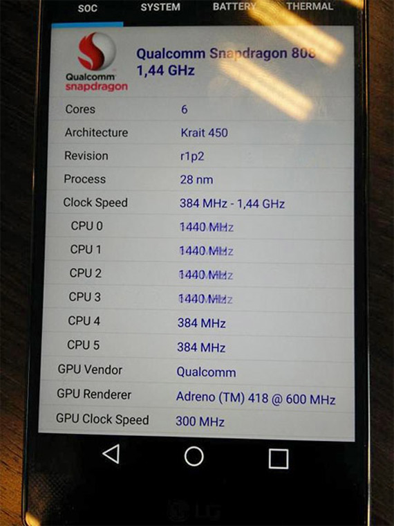 LG G4 με Snapdragon 808 και Adreno 418 GPU;, LG G4 με Snapdragon 808 και Adreno 418 GPU;