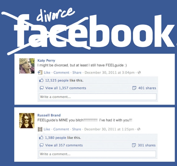 facebook διαζύγιο, Και διαζύγιο μέσω Facebook