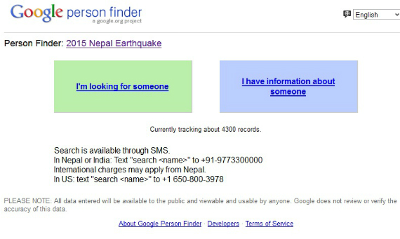 facebook google σεισμός νεπάλ, Facebook και Google βοηθούν στην ανεύρεση επιζώντων στο Νεπάλ