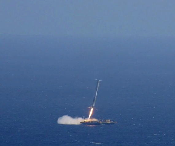 SpaceX falcon 9, SpaceX: Η αποτυχημένη προσγείωση και έκρηξη του Falcon 9 [video]