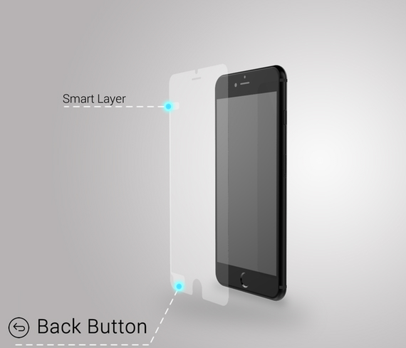 Halo Back: Screen protector φέρνει στο iPhone το back button των Android, Halo Back: Screen protector φέρνει στο iPhone το back button των Android [video]