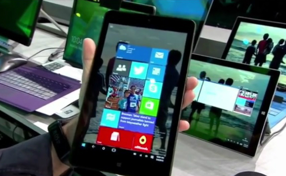windows 10 tablets, Microsoft: Δείχνει πως λειτουργούν τα Windows 10 σε μικρά tablet