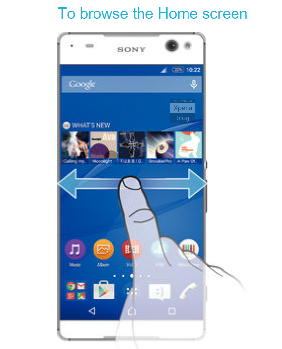 Sony Xperia C5 Ultra: Το manual επιβεβαιώνει οθόνη χωρίς περιθώρια, Sony Xperia C5 Ultra: Το manual επιβεβαιώνει οθόνη χωρίς περιθώρια