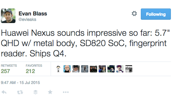 Huawei Nexus με οθόνη 5.7 ιντσών Quad-HD και Snapdragon 820;, Huawei Nexus με οθόνη 5.7 ιντσών Quad-HD και Snapdragon 820;
