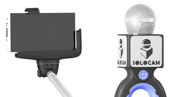 SoloCam: Selfie stick με μικρόφωνο για υψηλής ποιότητας ήχο, SoloCam: Selfie stick με μικρόφωνο για υψηλής ποιότητας ήχο