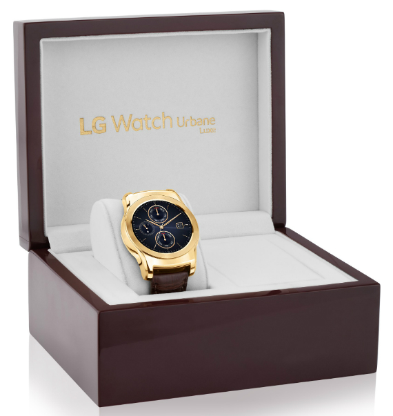 LG Watch Urbane Luxe: Επιχρυσωμένο με λουρί από δέρμα αλιγάτορα, LG Watch Urbane Luxe: Επιχρυσωμένο με λουρί από δέρμα αλιγάτορα