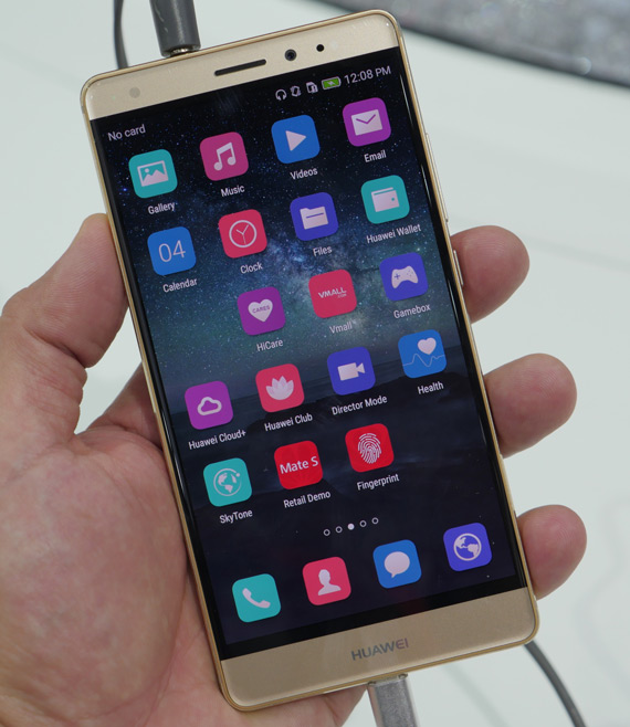 Huawei Mate S: Hands-on video από την IFA 2015, Huawei Mate S Luxury: Hands-on video από την IFA 2015