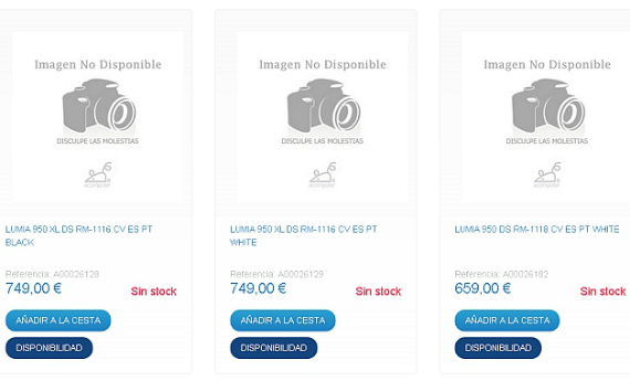 Microsoft Lumia 950 και 950 XL: Οι τιμές στην Ισπανία, Microsoft Lumia 950 και 950 XL: Οι τιμές στην Ισπανία