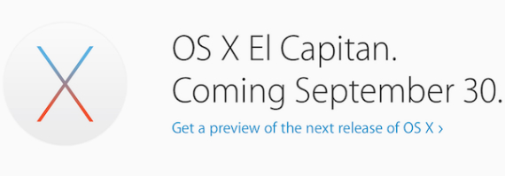 OS X El Capitan: Η Apple διέρρευσε σκόπιμα την ημερομηνία κυκλοφορίας, OS X El Capitan: Η Apple διέρρευσε σκόπιμα την ημερομηνία κυκλοφορίας