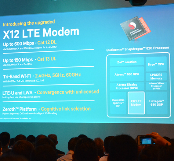 Snapdragon 820: Ο πρώτος με 600Mbps LTE και πιο έξυπνη φόρτιση, Snapdragon 820: Ο πρώτος με 600Mbps LTE και πιο έξυπνη φόρτιση