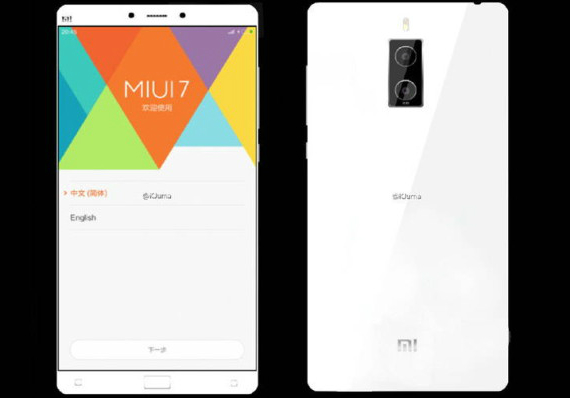Xiaomi Mi Note 2: Renders με dual-camera και λεπτά bezel;, Xiaomi Mi Note 2: Renders με dual-camera και λεπτά bezel;