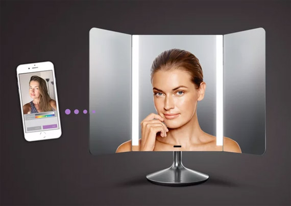 Simplehuman smart mirror, Simplehuman: Καθρέφτης που σας βοηθάει να κάνετε καλύτερο μακιγιάζ