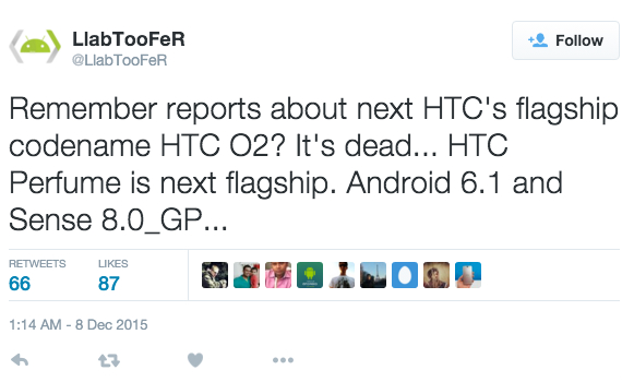 htc perfume flagship, HTC Perfume: Η νέα ναυαρχίδα με Android 6.1 και Sense 8.0;