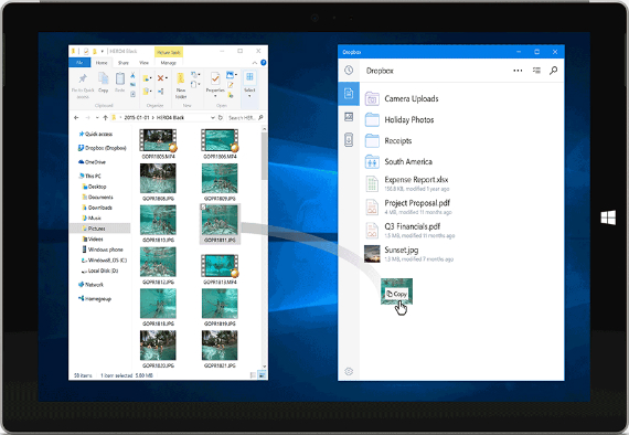 dropbox for windows 10, Dropbox For Windows 10: Με αναγνώριση προσώπου και ίριδας