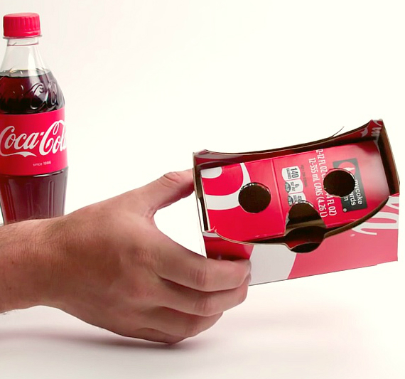 Coca-Cola VR headset, Coca-Cola: Μετατρέπει τη συσκευασία της σε VR headset [video]