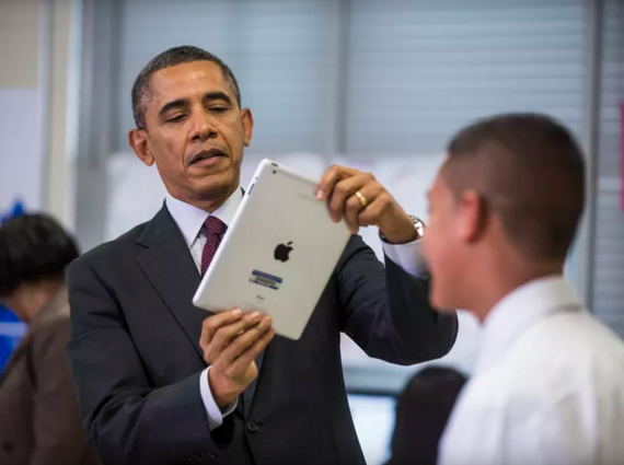 obama wifi, O Ομπάμα παραπονιέται για το κακό σήμα του Wi-Fi στο Λευκό Οίκο