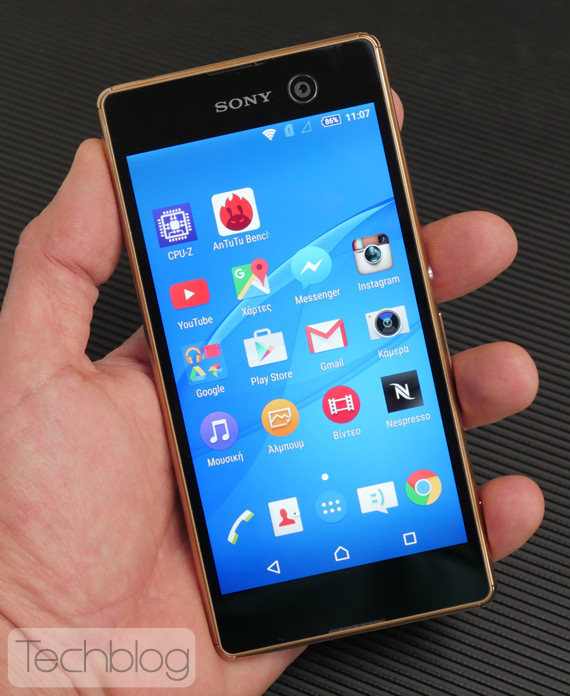 Sony Xperia M5 hands-on video TechblogTV, Sony Xperia M5 ελληνικό βίντεο παρουσίαση