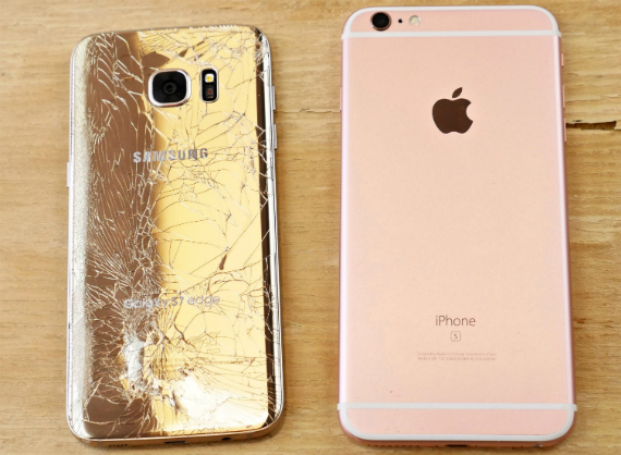 galaxy s7 edge drop test, Galaxy S7 edge vs iPhone 6s Plus: Drop test video και βασανιστήρια στο edge