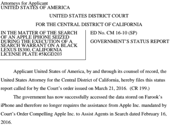 iphone 5c fbi opened, iPhone 5c: Το FBI ξεκλείδωσε το κινητό χωρίς τη βοήθεια της Apple