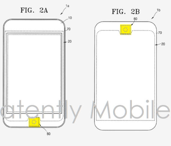 samsung patents, Samsung: Πειραματίζεται με αισθητήρα αποτυπωμάτων και κεντρικό κουμπί