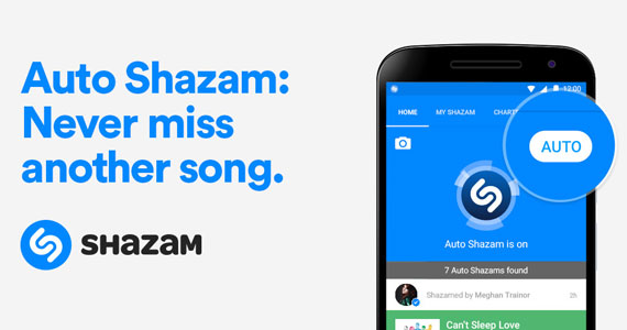 Shazam, Shazam: Ο αυτόματος εντοπισμός και στο Android