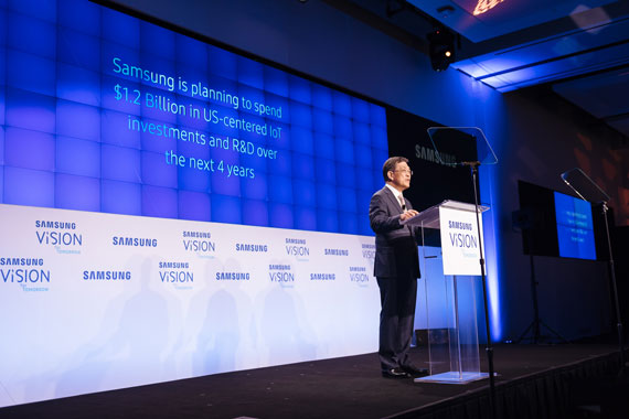Samsung, Samsung: Επενδύει 1,2 δισ. δολάρια στο Internet of Things