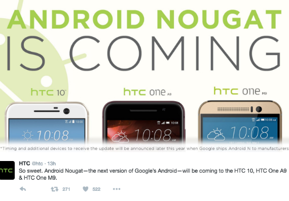 htc android nougat update, HTC One A9, M9 και 10: Θα αναβαθμιστούν σε Android Nougat