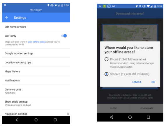 Google Maps, Google Maps: Νέο update φέρνει Wi-Fi only και SD card saving
