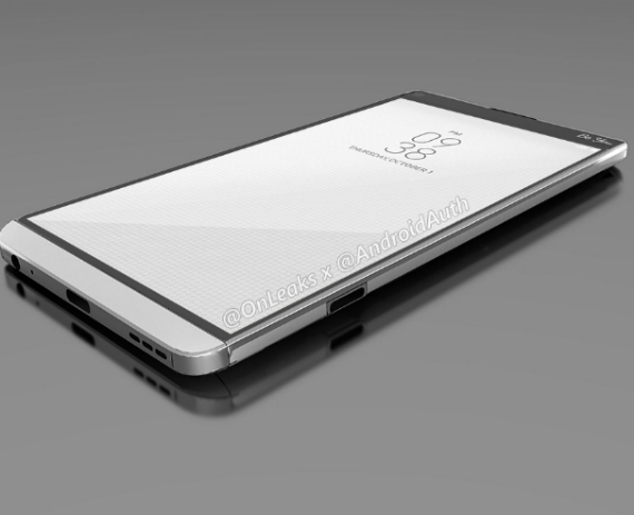 LG V20 render, LG V20: Τα πρώτα renders αποκαλύπτουν το design