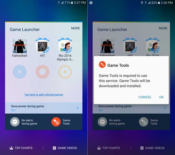 Game Launcher, Game Launcher &#038; Game Tools: Διαθέσιμα στα Galaxy S6 και Note 5