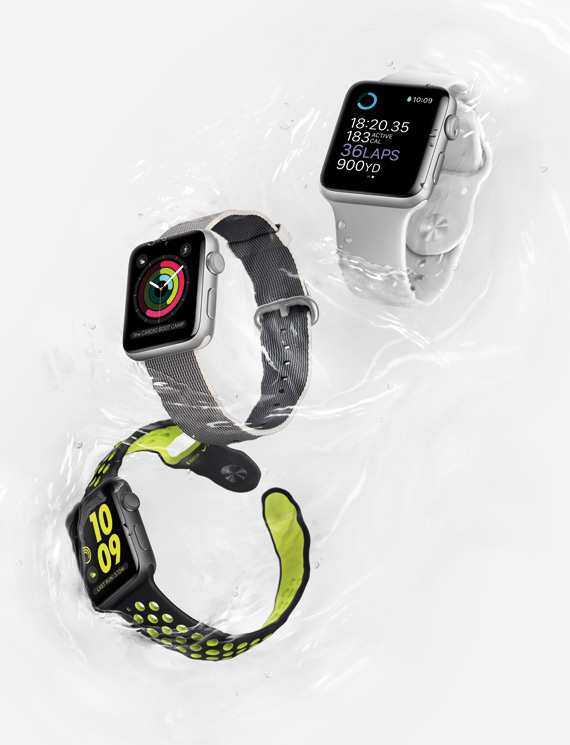 Apple, Apple Watch Series 2: Ταχύτερο, αδιάβροχο, με GPS και κεραμική έκδοση