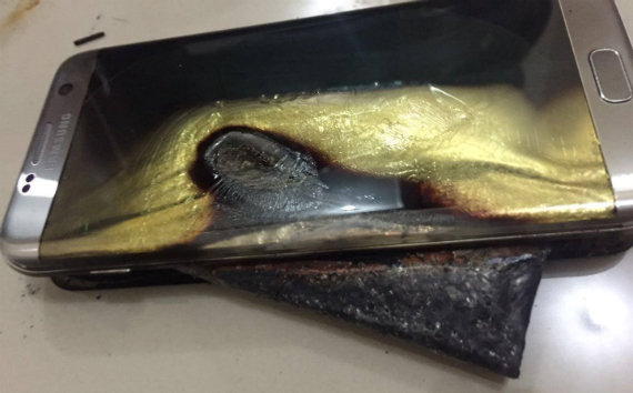 samsung galaxy s7 edge, Samsung Galaxy S7 edge: Έπιασε φωτιά ενώ φόρτιζε