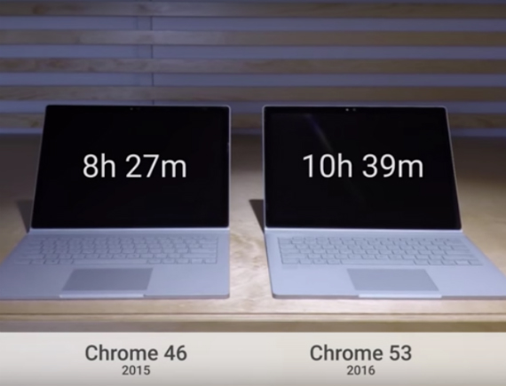 chrome battery, Chrome: Η Google επιδεικνύει την βελτίωση της μπαταρίας [video]