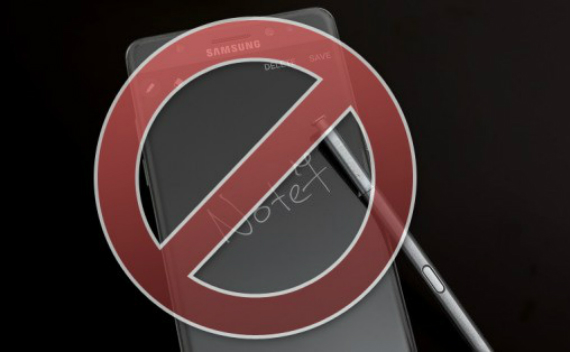 samsung galaxy note 7, Samsung Galaxy Note 7: Πιθανή απαγόρευση στις πτήσεις των ΗΠΑ