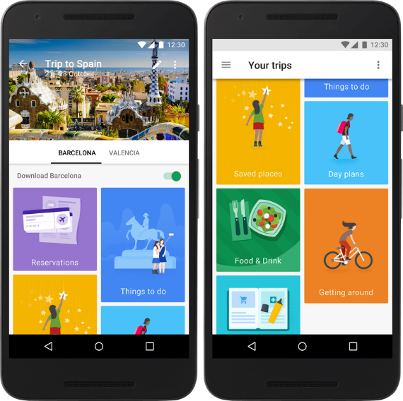 google trips, Google Trips: Νέο app με πληροφορίες και προτάσεις για ταξίδια και εκδρομές