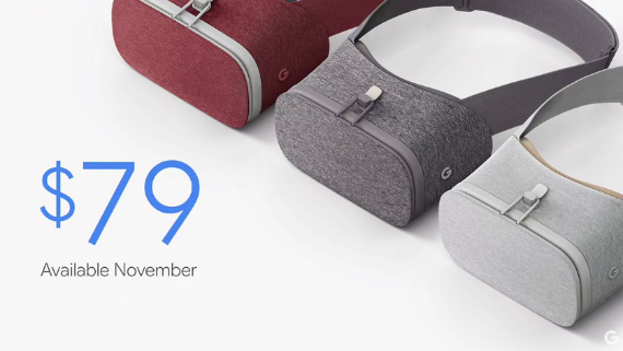 Daydream View Google Virtual Reality Headset, Daydream View: Το VR headset της Google με τιμή 79 δολάρια