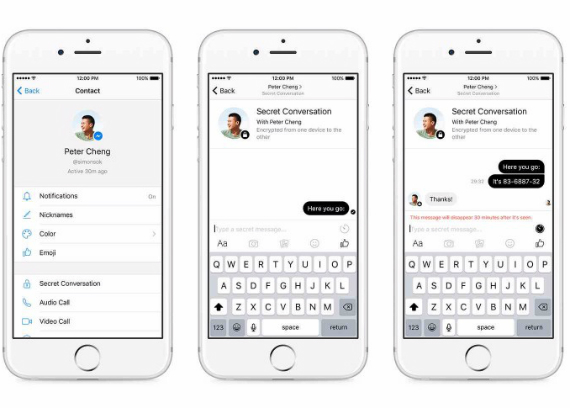 messenger secret conversations, Facebook Messenger: Φέρνει Secret Conversations για 1 δισ. χρήστες
