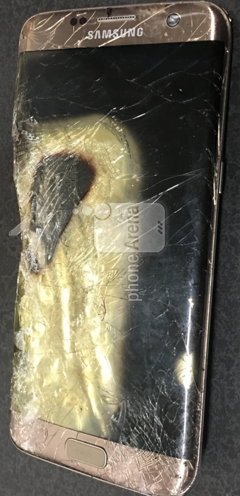 samsung galaxy s7 edge explodes, Samsung Galaxy S7 edge: Πήρε φωτιά κατά τη διάρκεια της φόρτισης