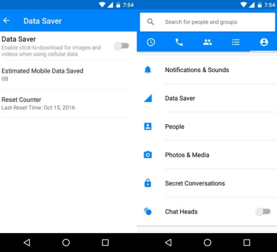 facebook messenger data saver, Messenger: Έρχεται το Data Saver για λιγότερη κατανάλωση δεδομένων