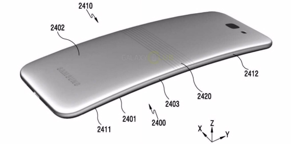Samsung Galaxy X Project Valley patent renders show foldable device, Samsung: Μας έδειξε το πρώτο smartphone με αναδιπλούμενη οθόνη;