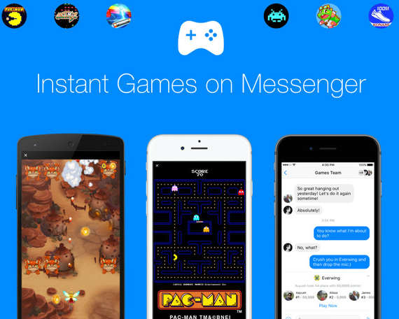 messenger instant games, Messenger: Το Facebook φέρνει instant games σε Android και iOS