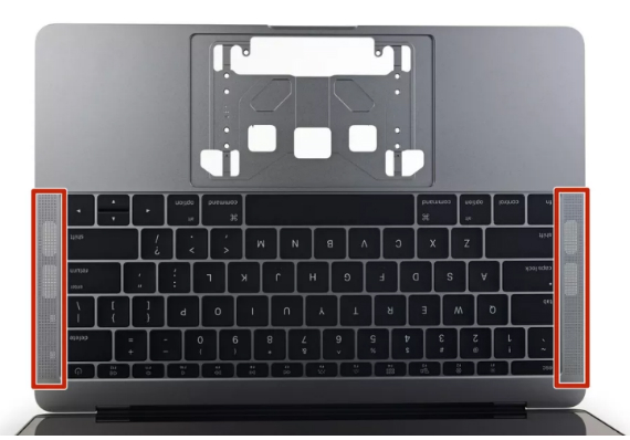 macbook pro speaker grills, MacBook Pro 13&#8243;: Οι εγκοπές για τα ηχεία είναι κυρίως διακοσμητκές