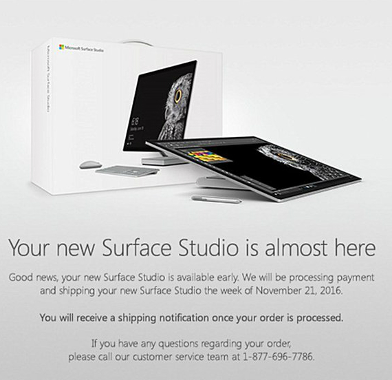 microsoft surface studio shippments, Microsoft Surface Studio: Ξεκινούν οι αποστολές μέσα στην εβδομάδα