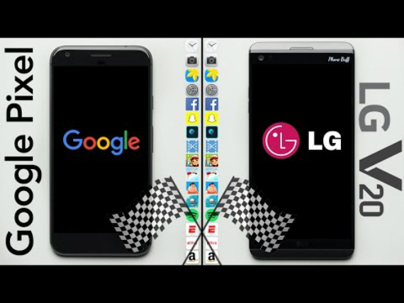pixel xl vs lg v20, Pixel XL vs LG V20: Speed test video