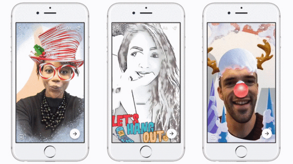 Facebook selfie video filters snapchat lenses copies, Facebook Messenger: Φέρνει φίλτρα που θυμίζουν το Snapchat Lenses