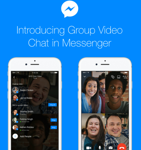 Facebook Messenger group video chat, Facebook Messenger: Φέρνει τις ομαδικές βιντεοκλήσεις