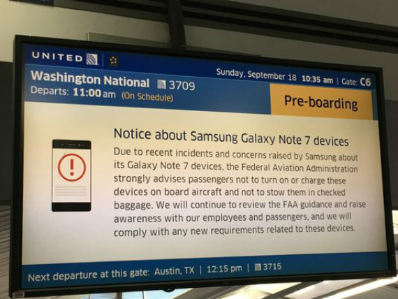 note 7 pranks, Samsung Galaxy Note 7: Η νέα &#8220;μόδα&#8221; που προκαλεί αναστάτωση στις πτήσεις