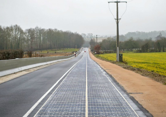 solar highway, Η Γαλλία αποκτά τον πρώτο δρόμο στον κόσμο με ηλιακά πάνελ